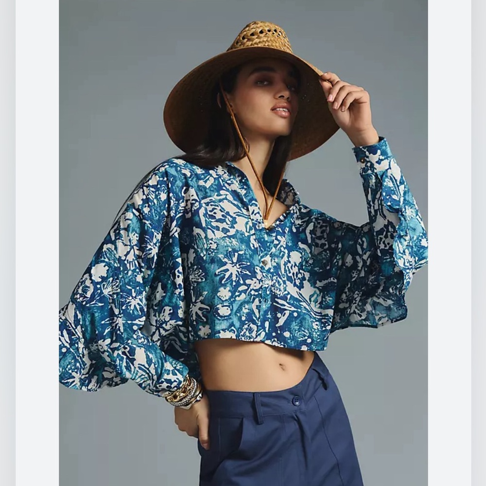 Anthropologie pilcro batwing blouse